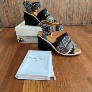 Clover Canyon Scribble Scarf Sandals